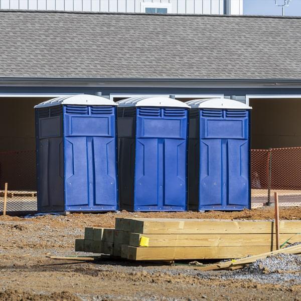 Heavy-duty construction site porta potty in Cordova, Tennessee