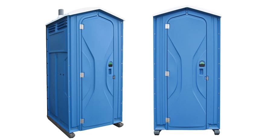 Long-term porta potty units on site in Cordova, Tennessee